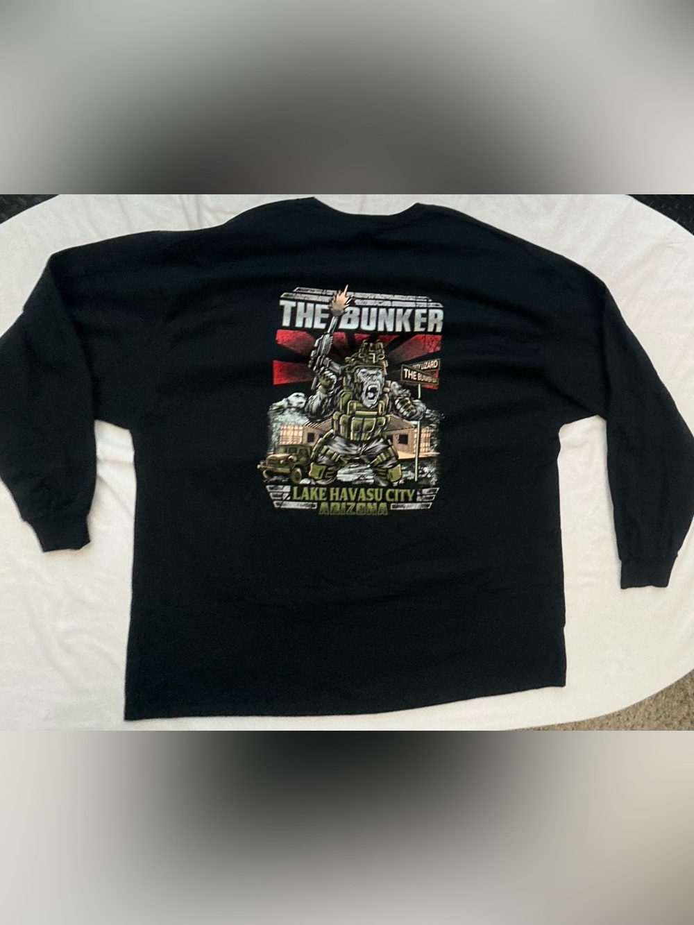 The Bunker Lake Havasu City Graphic Long Sleeve Tee - Black